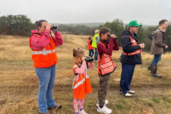 Birdwatchers taking part in the Christmas Bird Count